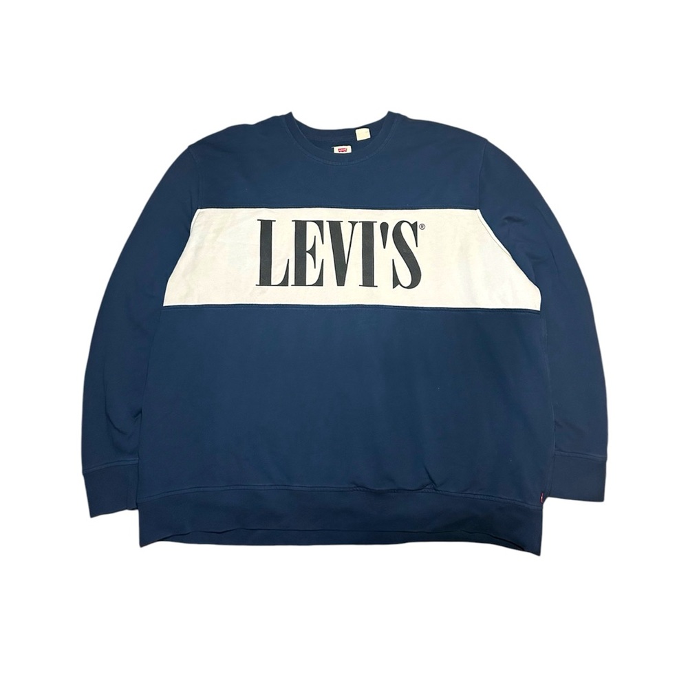 Vintage Levi’s Crewneck navy and white size XXXL